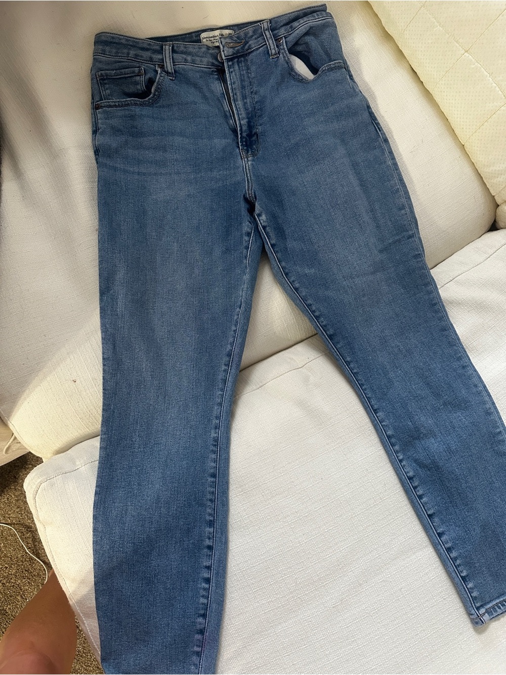 Abercrombie & Fitch Women's Skinny Blue Jeans